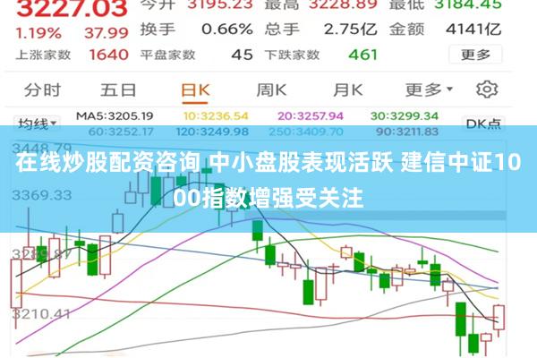 在线炒股配资咨询 中小盘股表现活跃 建信中证1000指数增强受关注